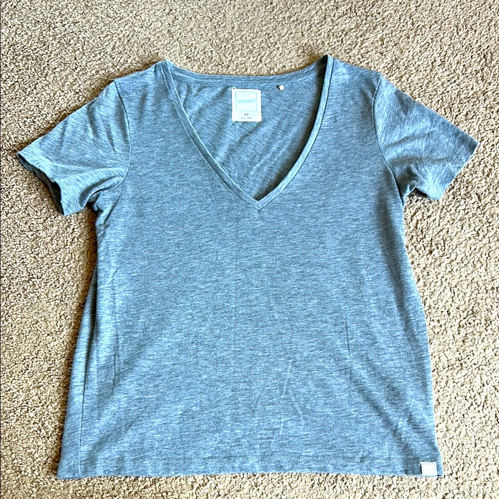 Jason Scott Gray V-Neck T-Shirt